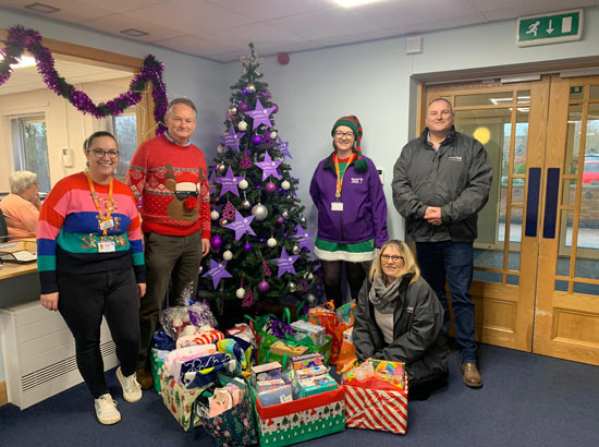 Vac-Ex have brought smiles to Bluebell Wood Childrens Hospice this Christmas